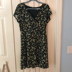 Cute faux wrap summer dress.